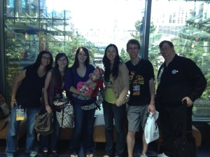 Tina, Marina, me, Roz, Andrea, Austin, and Martin